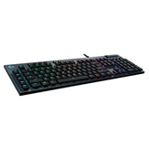 Logitech G813 RGB Mechanical Wired Gaming Keyboard (GL-Linear), Length: 1.8m, G813